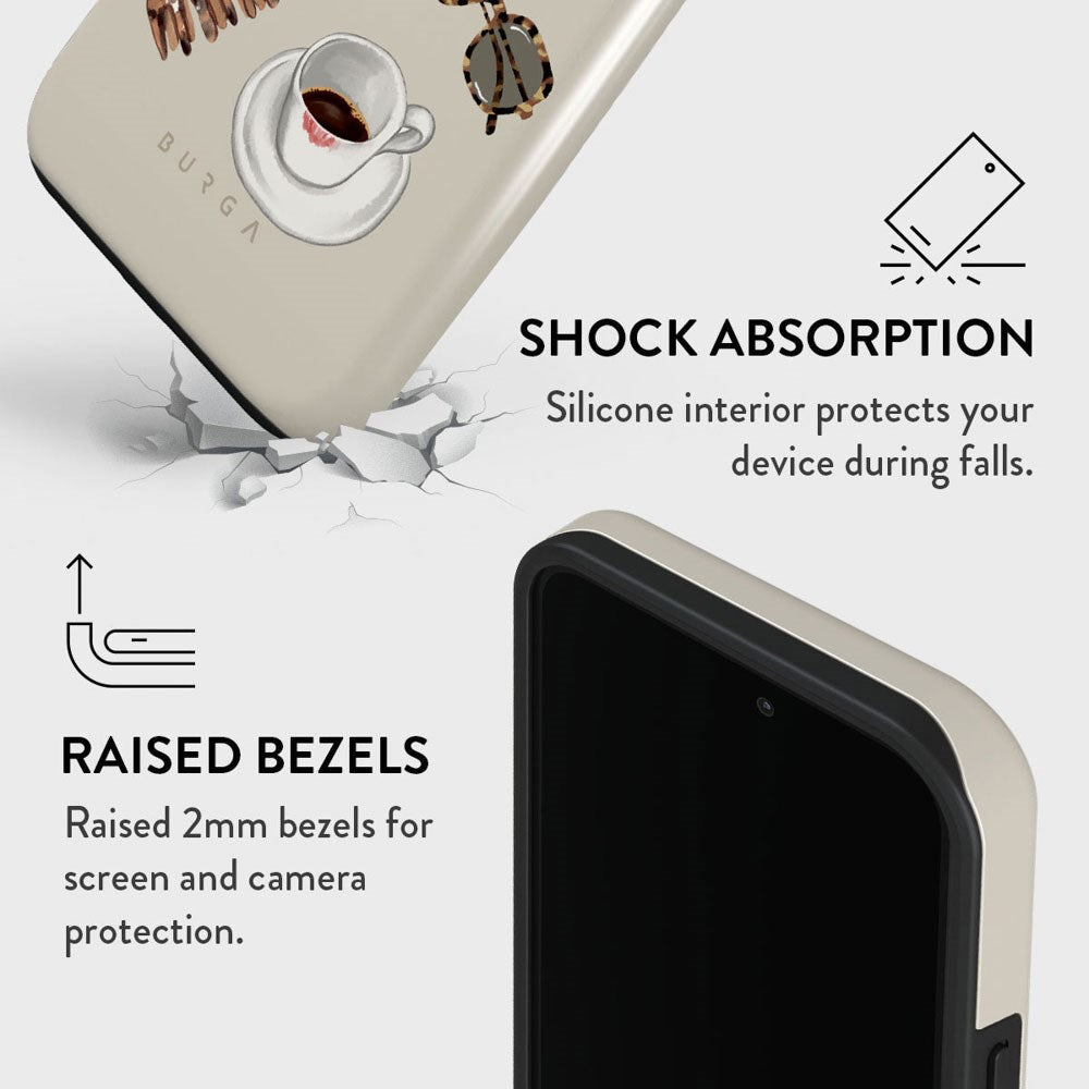 Burga iPhone 14 Pro Tough Fashion Cover - Boss Babe