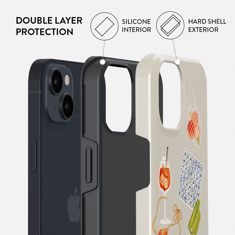 Burga iPhone 14 Tough Fashion Cover - Seaside Muse