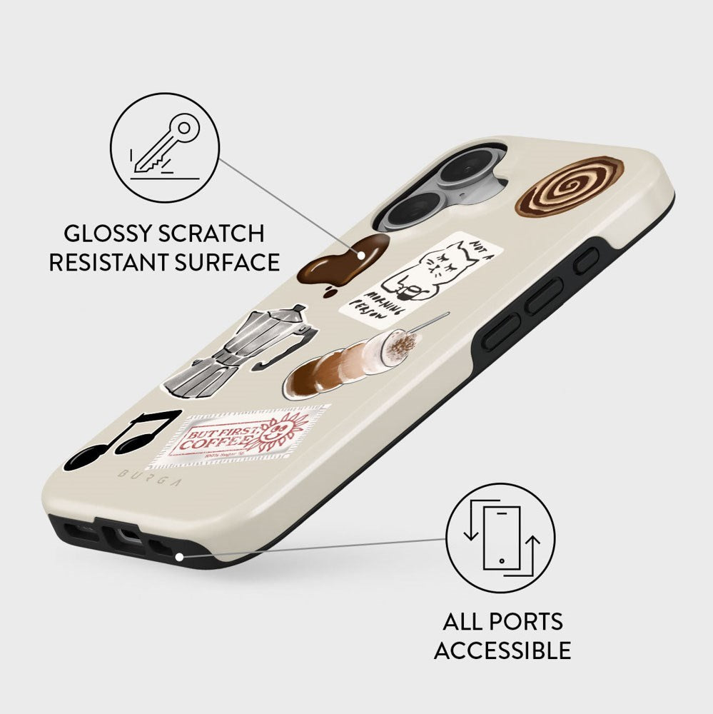 Burga iPhone 16 Tough Fashion Cover - Oat Milk Please