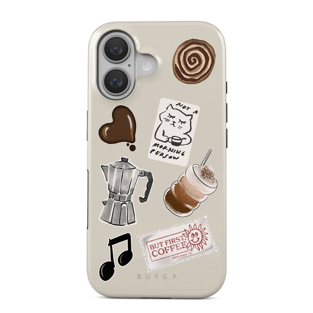 Burga iPhone 16 Tough Fashion Cover - Oat Milk Please