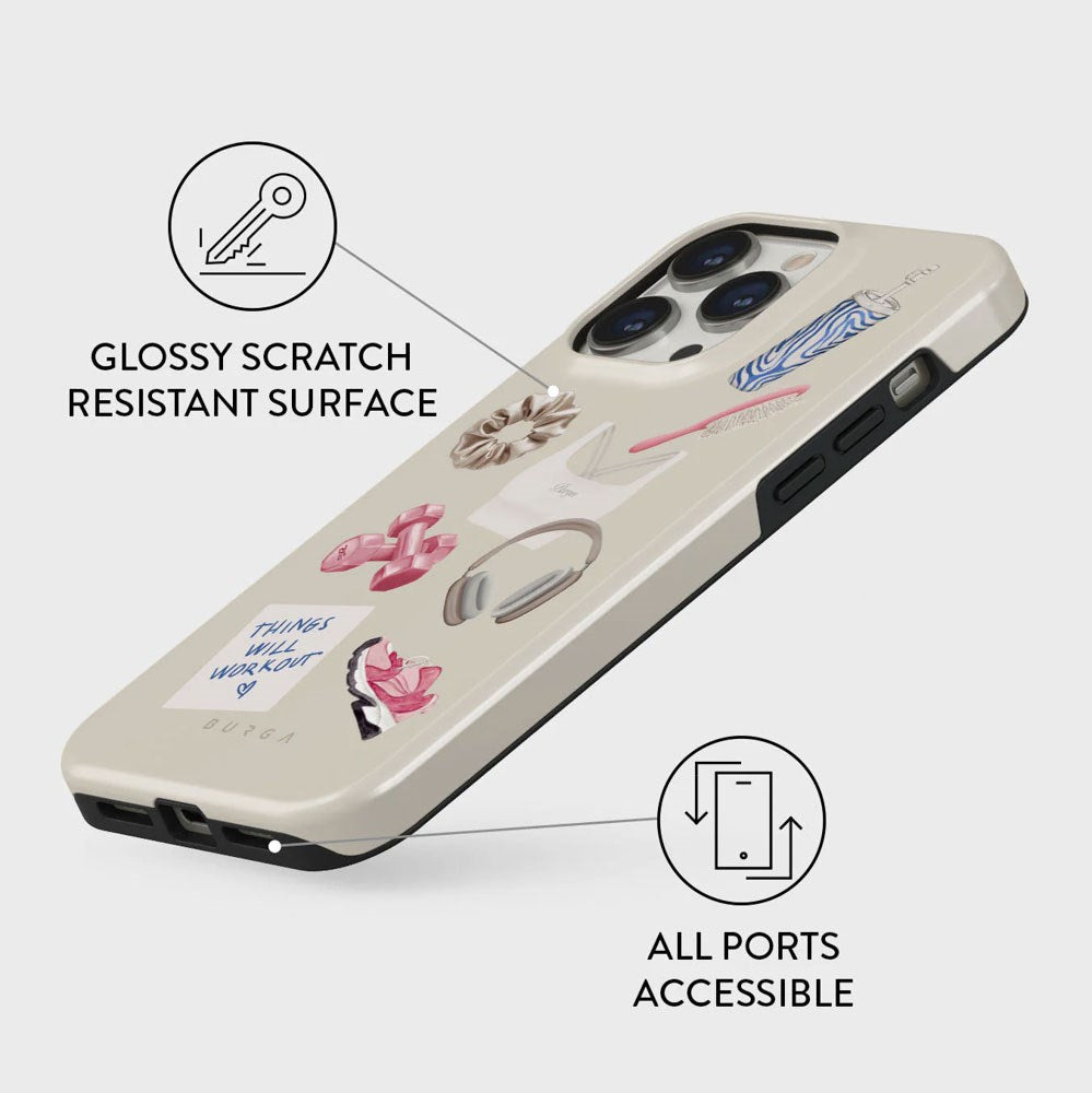 Burga iPhone 14 Pro Tough Fashion Cover - 5AM Club