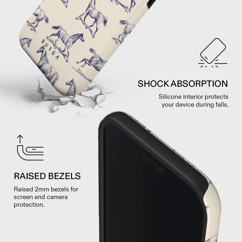 iPhone Air Burga Tough Fashion Cover - MagSafe Kompatibel - Derby Race