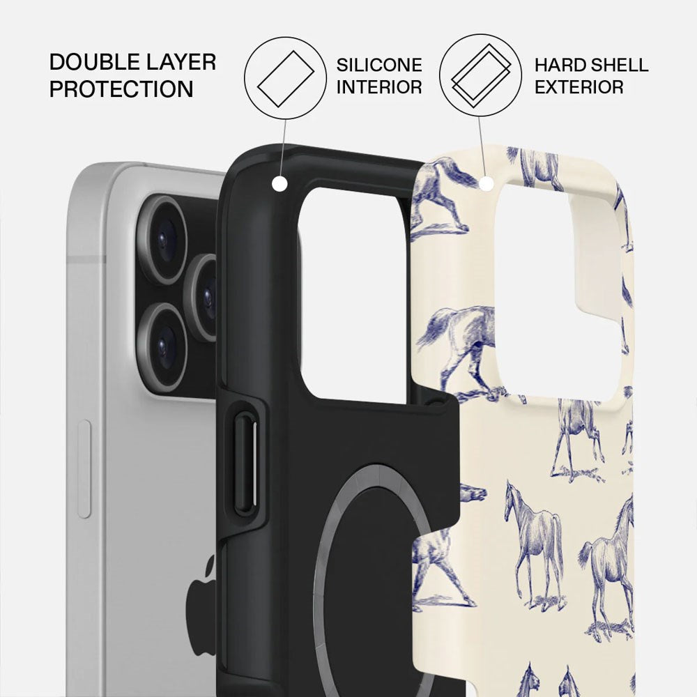 iPhone 17 Pro Max Burga Tough Fashion Cover - MagSafe Kompatibel - Derby Race