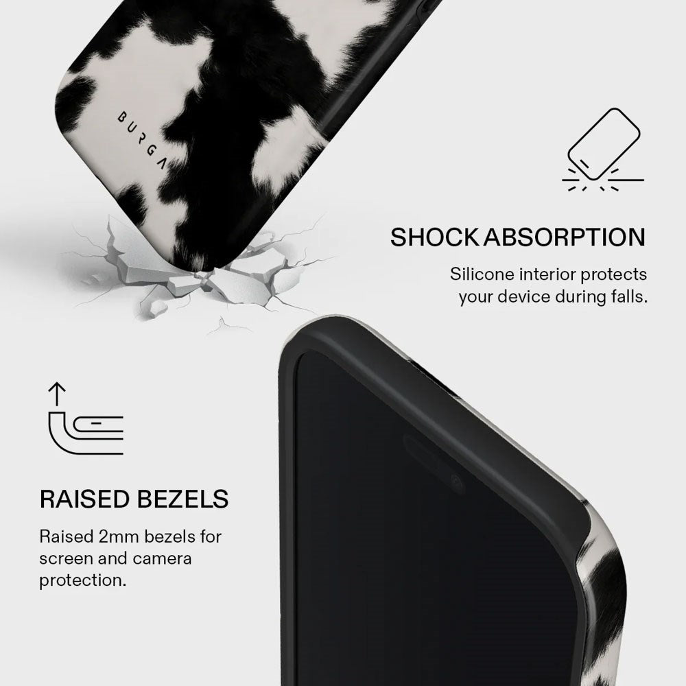 iPhone Air Burga Tough Fashion Cover - MagSafe Kompatibel - Achromatic