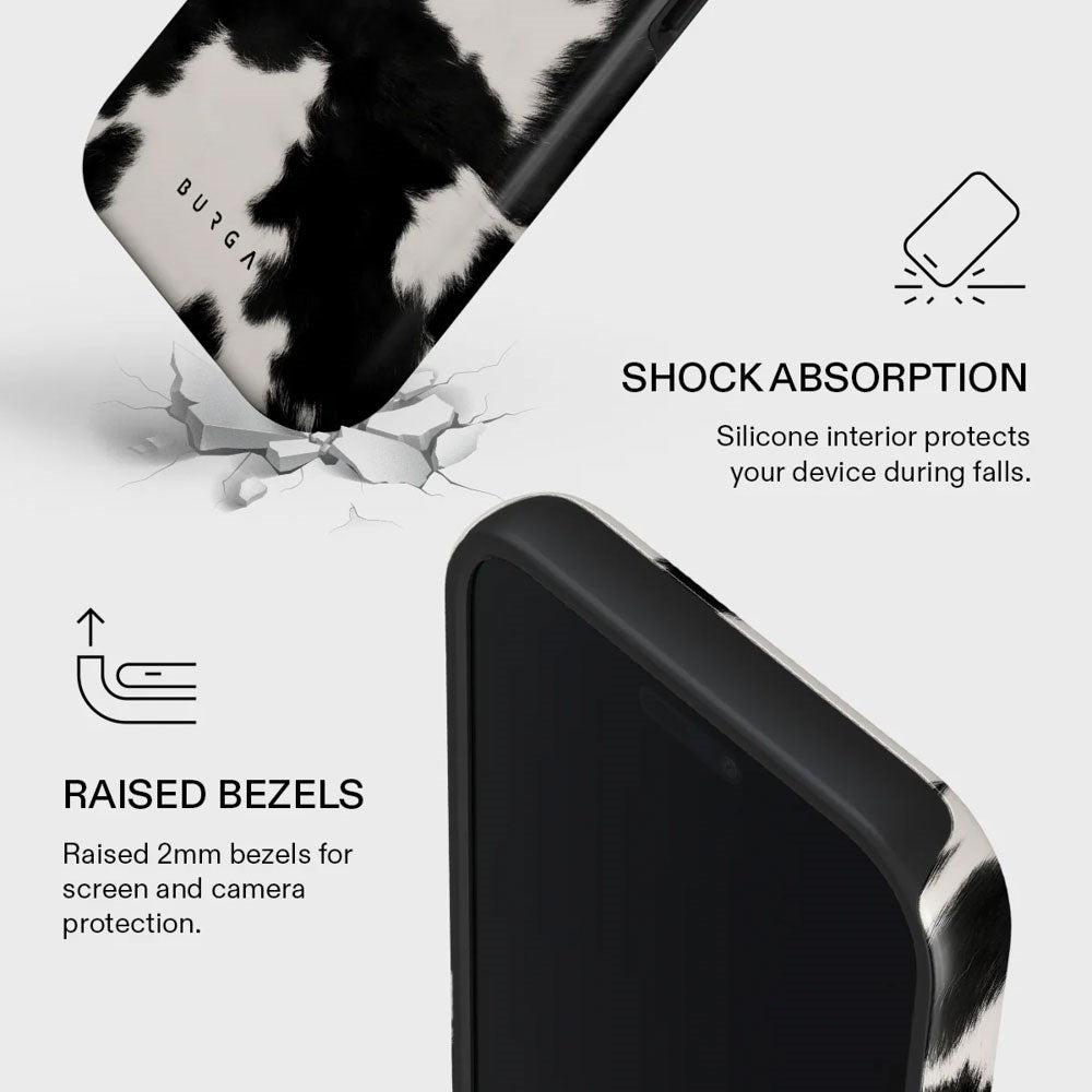 iPhone 17 Pro Max Burga Tough Fashion Cover - MagSafe Kompatibel - Achromatic