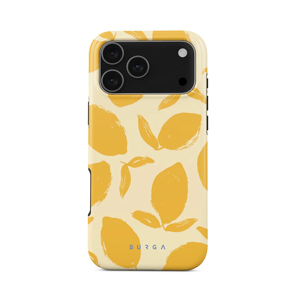 iPhone 17 Pro Max Burga Tough Fashion Cover - MagSafe Kompatibel - Lemon Tart