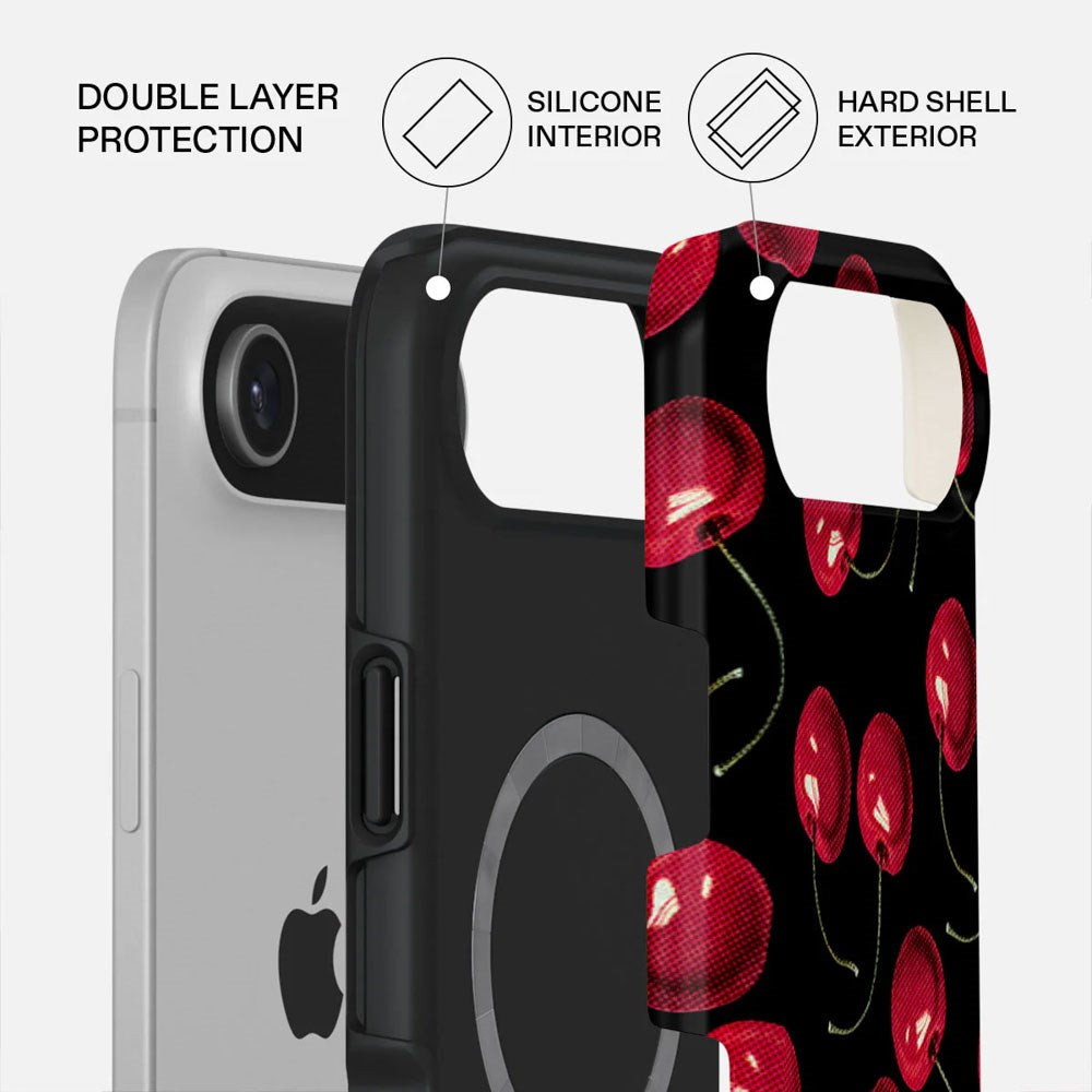 iPhone Air Burga Tough Fashion Cover - MagSafe Kompatibel - Cherrybomb