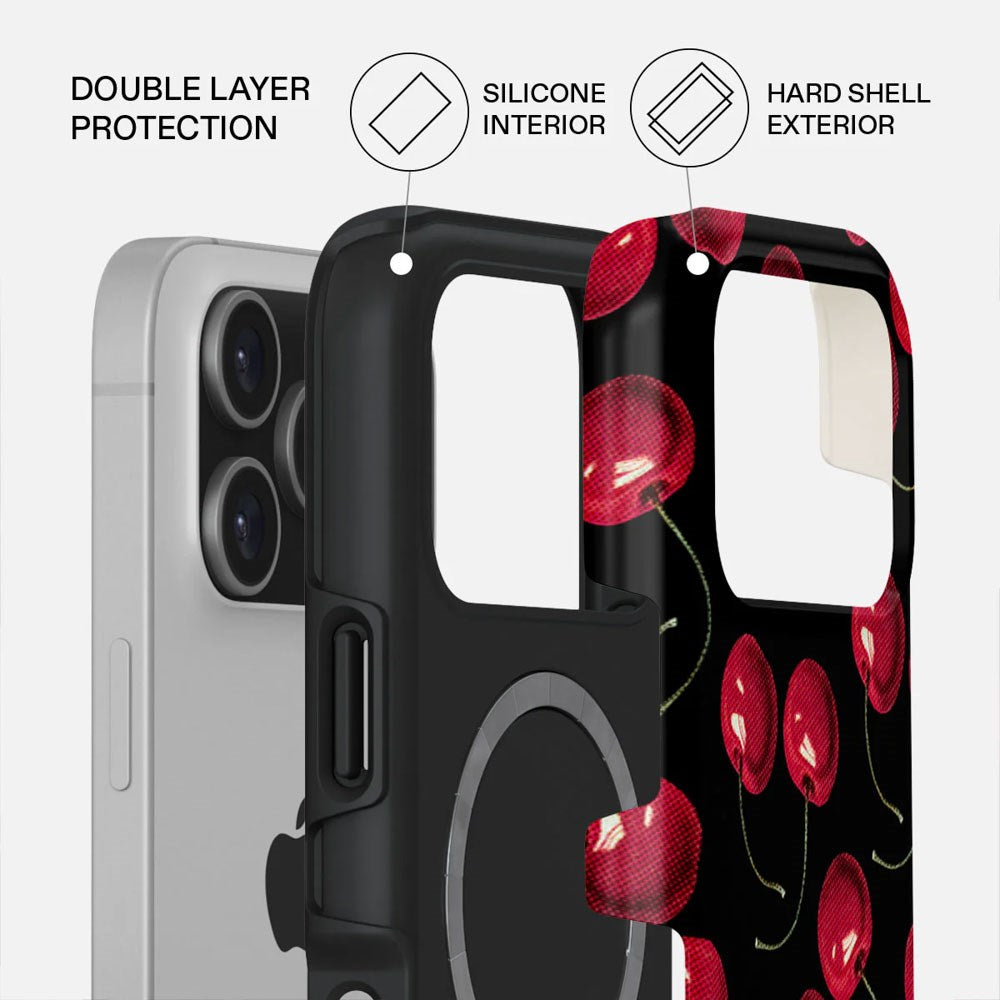 iPhone 17 Pro Burga Tough Fashion Cover - MagSafe Kompatibel - Cherrybomb