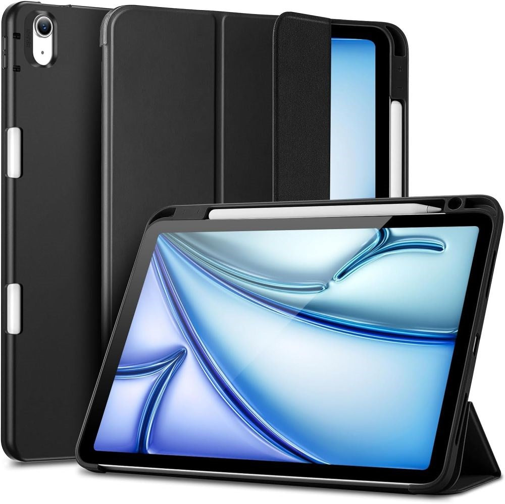 iPad Air 11-10.9" (2026-2020) ESR Rebound Case Med Apple Pencil Holder - Sort