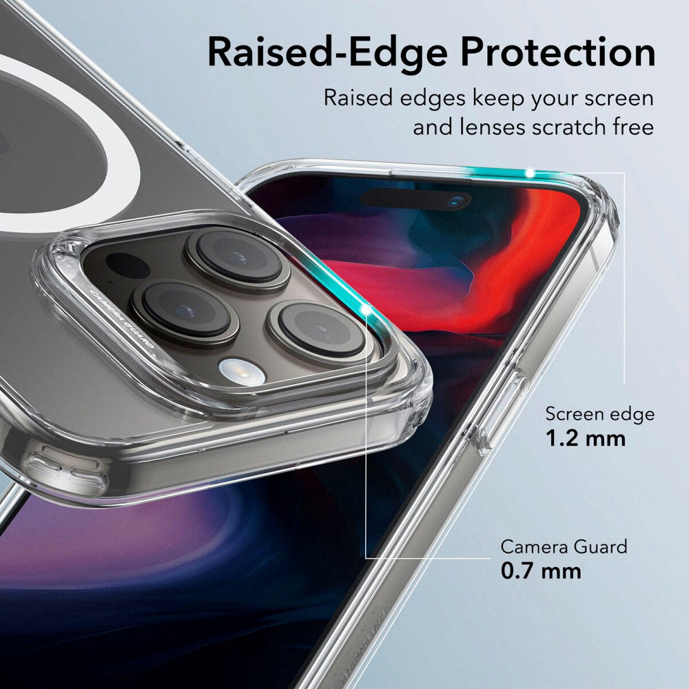 iPhone 15 Pro - ESR Classic Hybrid Cover - MagSafe Kompatibel - Gennemsigtig