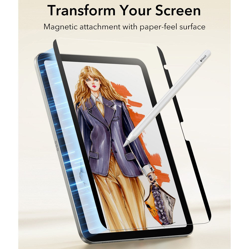 ESR iPad 11" (2025) / 10.9" (2024 / 2022) Paper Skærmbeskyttelse - Mat / Gennemsigtig