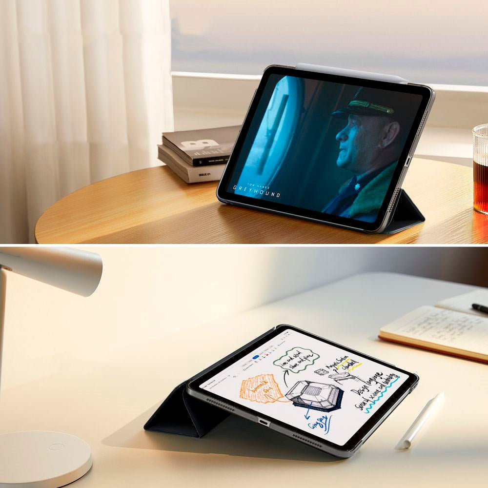 iPad Air 10.9-11" (2025-2020) ESR Ascend Tri-Fold Flip Cover - Sort