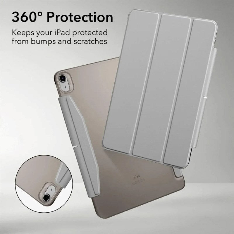 iPad Air 10.9-11" (2025-2020) ESR Ascend Tri-Fold Flip Cover - Grå