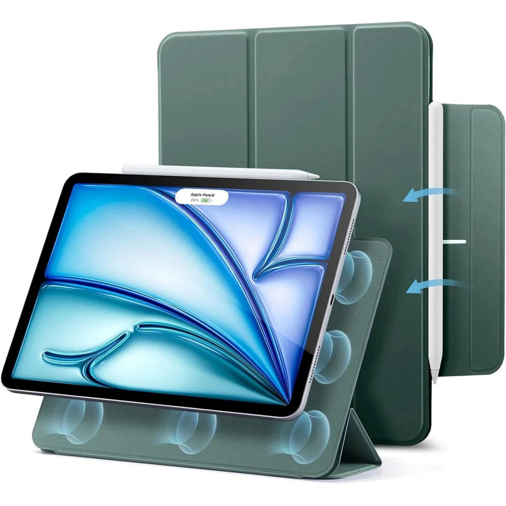 iPad Air 11" (2025 / 2024) / Air 10.9" (2022 / 2020) / Pro 11" (2018) ESR Rebound Magnetic Flip Case - Grøn