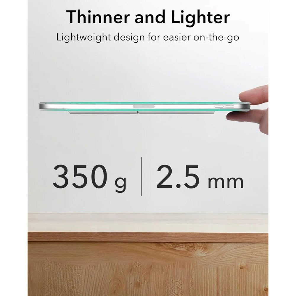 iPad Pro 13" (2025 / 2024) ESR Rebound Magnetic Flip Case - Grå