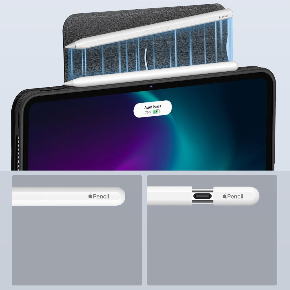 iPad Pro 11" (2025 / 2024) ESR Rebound Hybrid Flip Cover - Sort