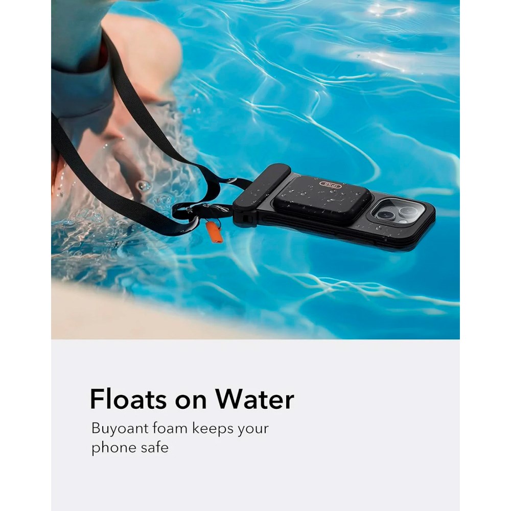 iPhone 15 / 14 / 13 - ESR Vandtæt Case - Sort