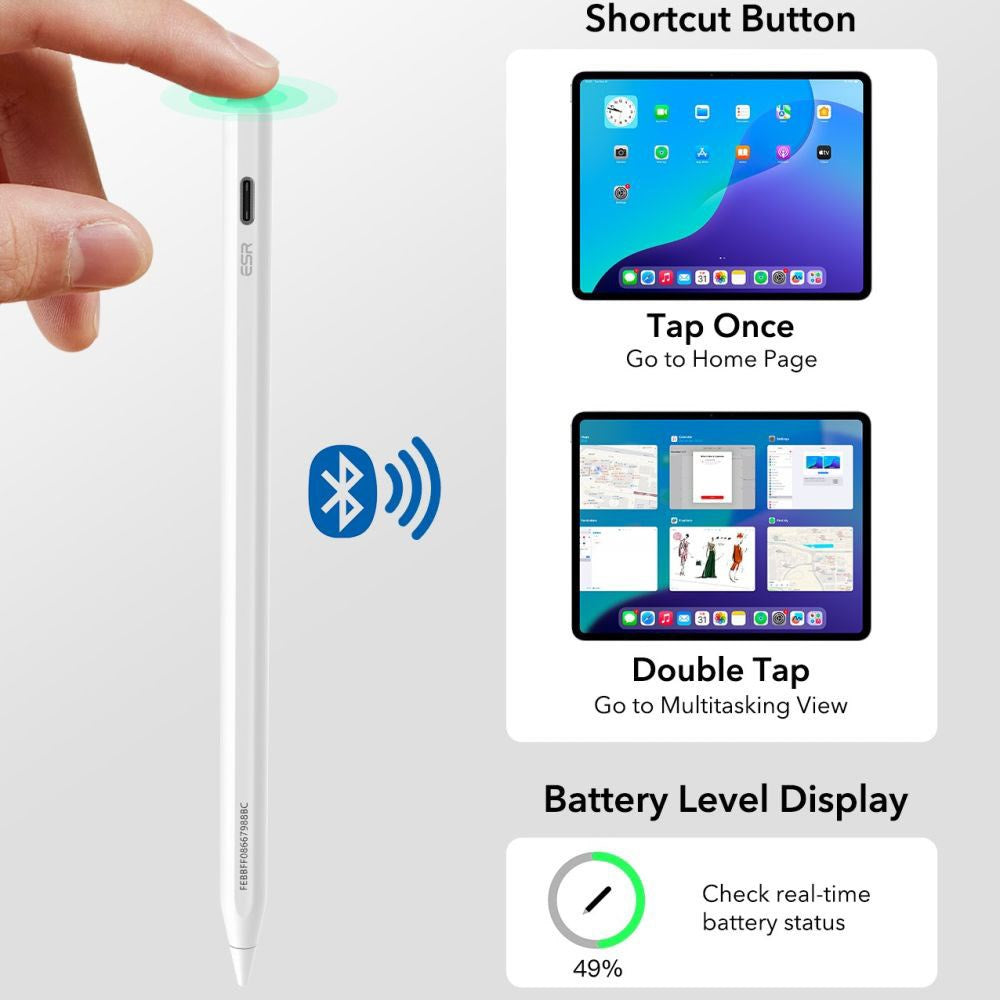 ESR Geo Digital Stylus / Touch Pen - Hvid