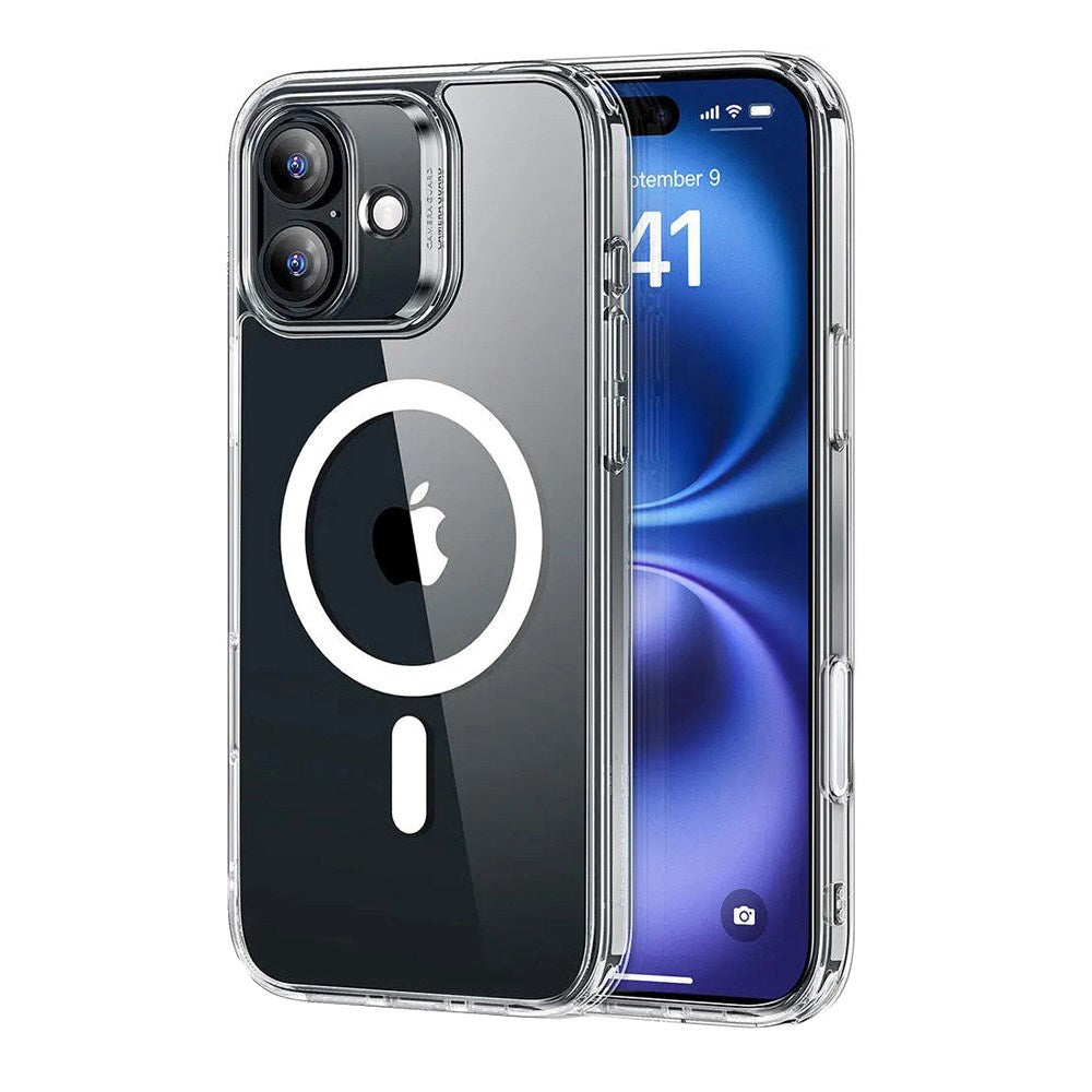 ESR iPhone 16 Classic Hybrid Case m. Camera Control Knap - MagSafe Kompatibel - Gennemsigtig