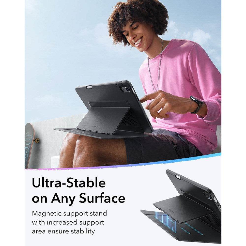 iPad Air 11" (2025 / 2024) / Air (2022 / 2020) ESR Flip Hybrid Case - Sort