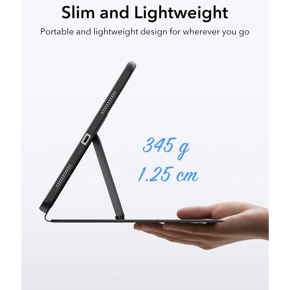 iPad Air 11" (2025 / 2024) / Air (2022 / 2020) ESR Flip Hybrid Case - Sort