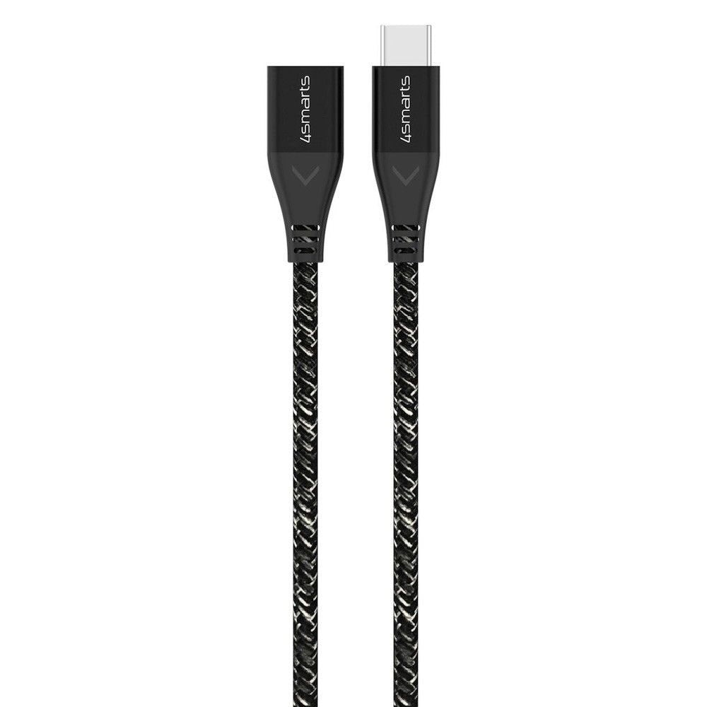 4smarts 60W Forlængerkabel - USB-C / 1.5m - Monokrom