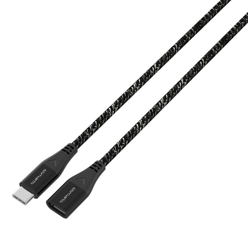 4smarts 60W Forlængerkabel - USB-C / 1.5m - Monokrom