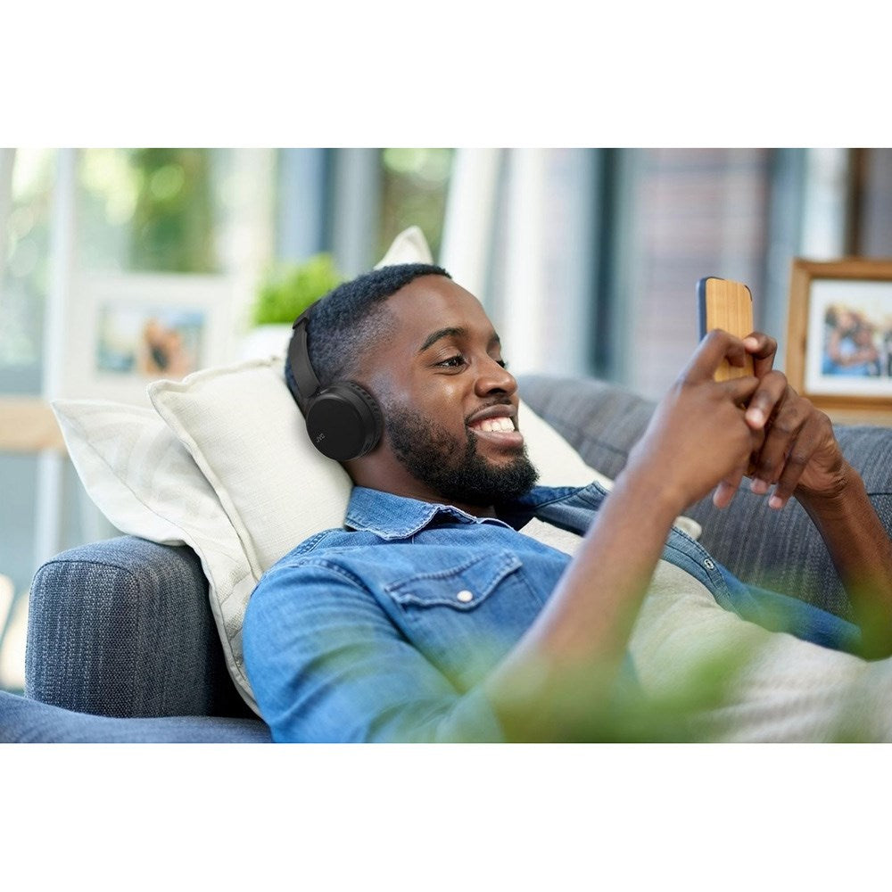 JVC Deep Bass HA-S36W True Wireless On-Ear Høretelefoner - Sort