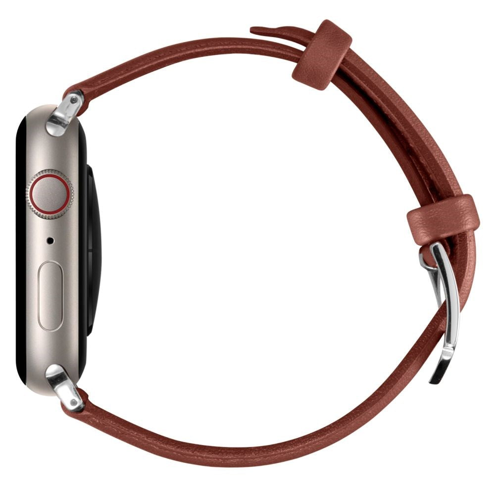 Apple Watch (38/40/SE/41/42mm) Cyrill Læder Rem - Classic Look - Brun