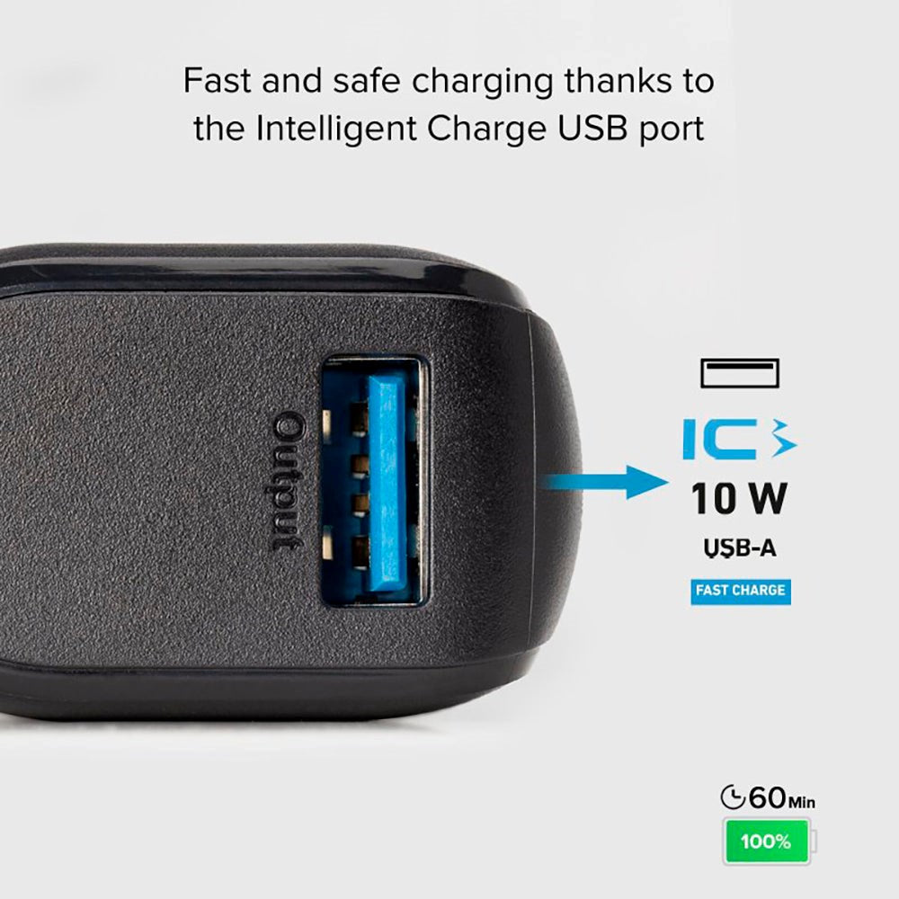 SBS NanoTube Powerbank 10W m. USB-A & USB-C - 5.000 mAh - Sort (DEMO)
