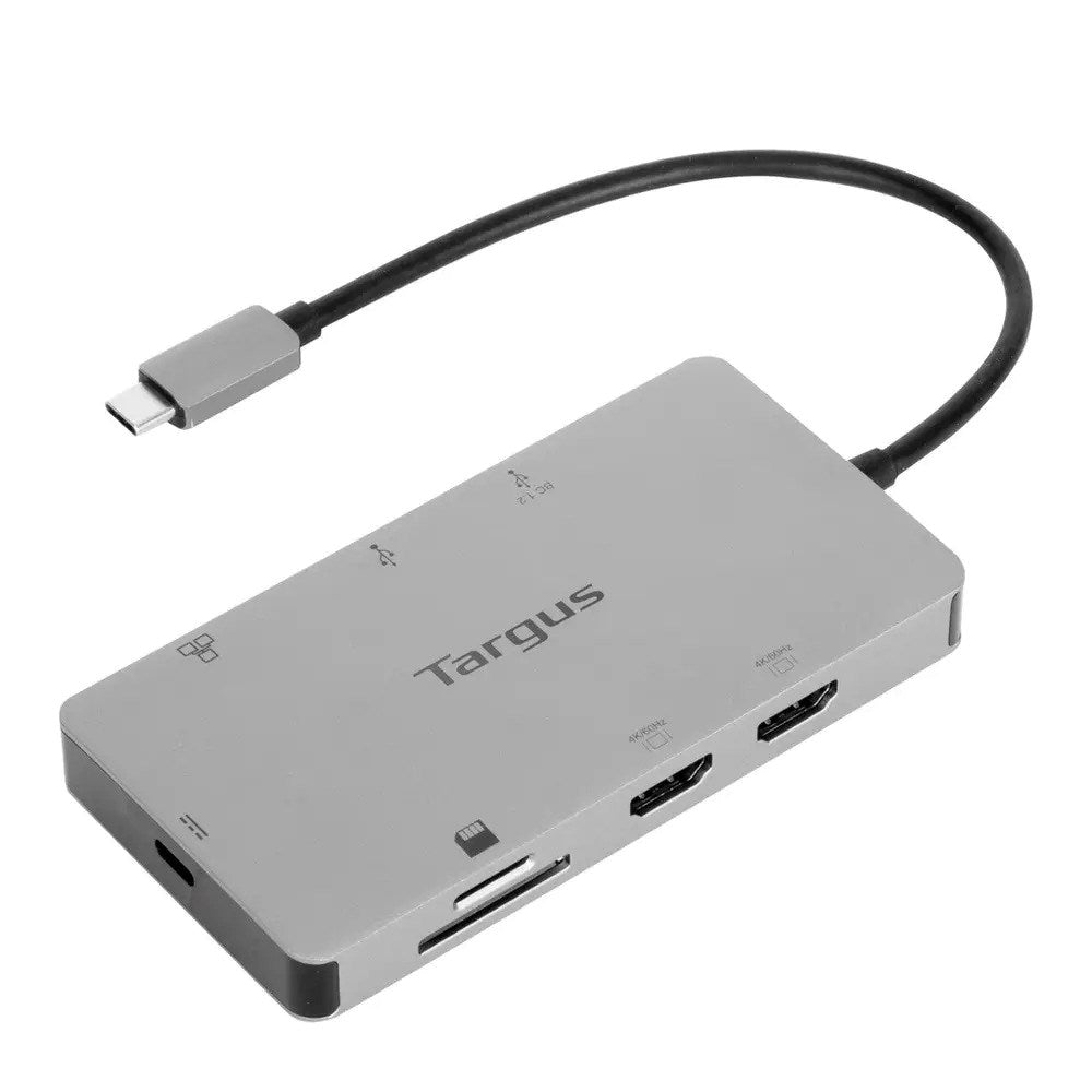 Targus USB-C Hub Dockingstation - 100W - Sølv