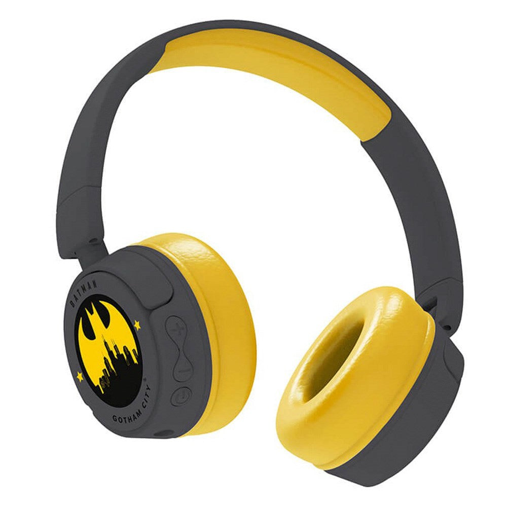 Trådløst Børne On-Ear Headset Max. 95dB - 3-7 År - Batman - Sort / Gul