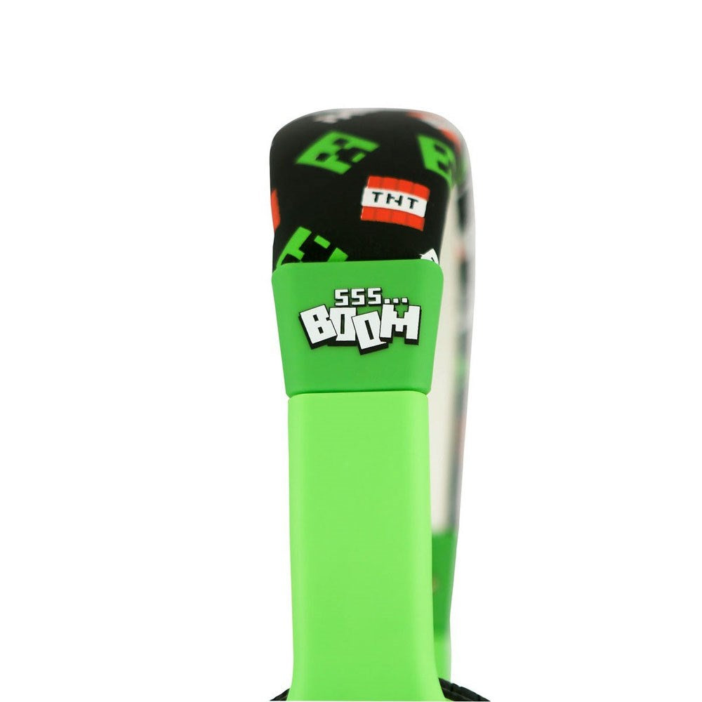 Minecraft OTL On-Ear Høretelefoner til Børn m. Jackstik - Max. 85dB - Grøn