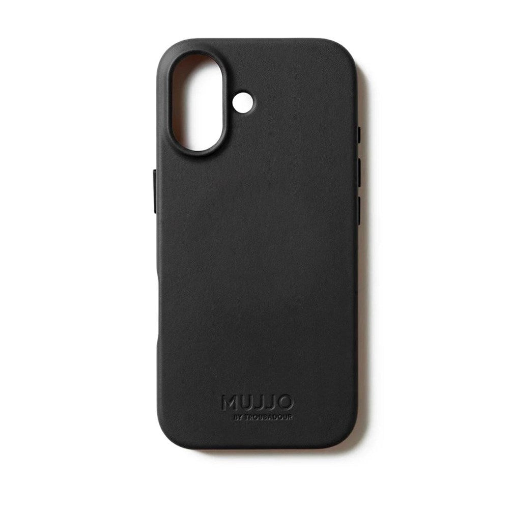 iPhone 17 Mujjo Leather Cover - MagSafe Kompatibel - Black