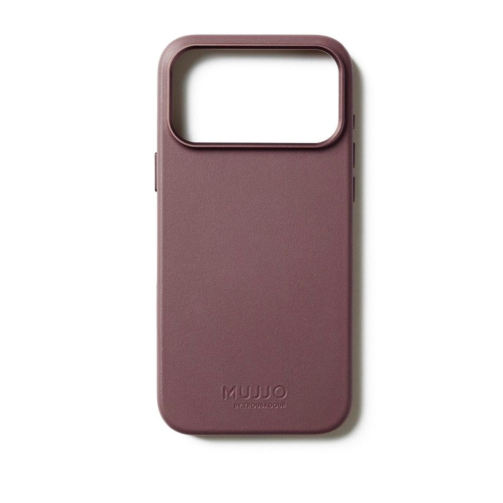 iPhone 17 Pro Max Mujjo Leather Cover - MagSafe Kompatibel - Bronze Red