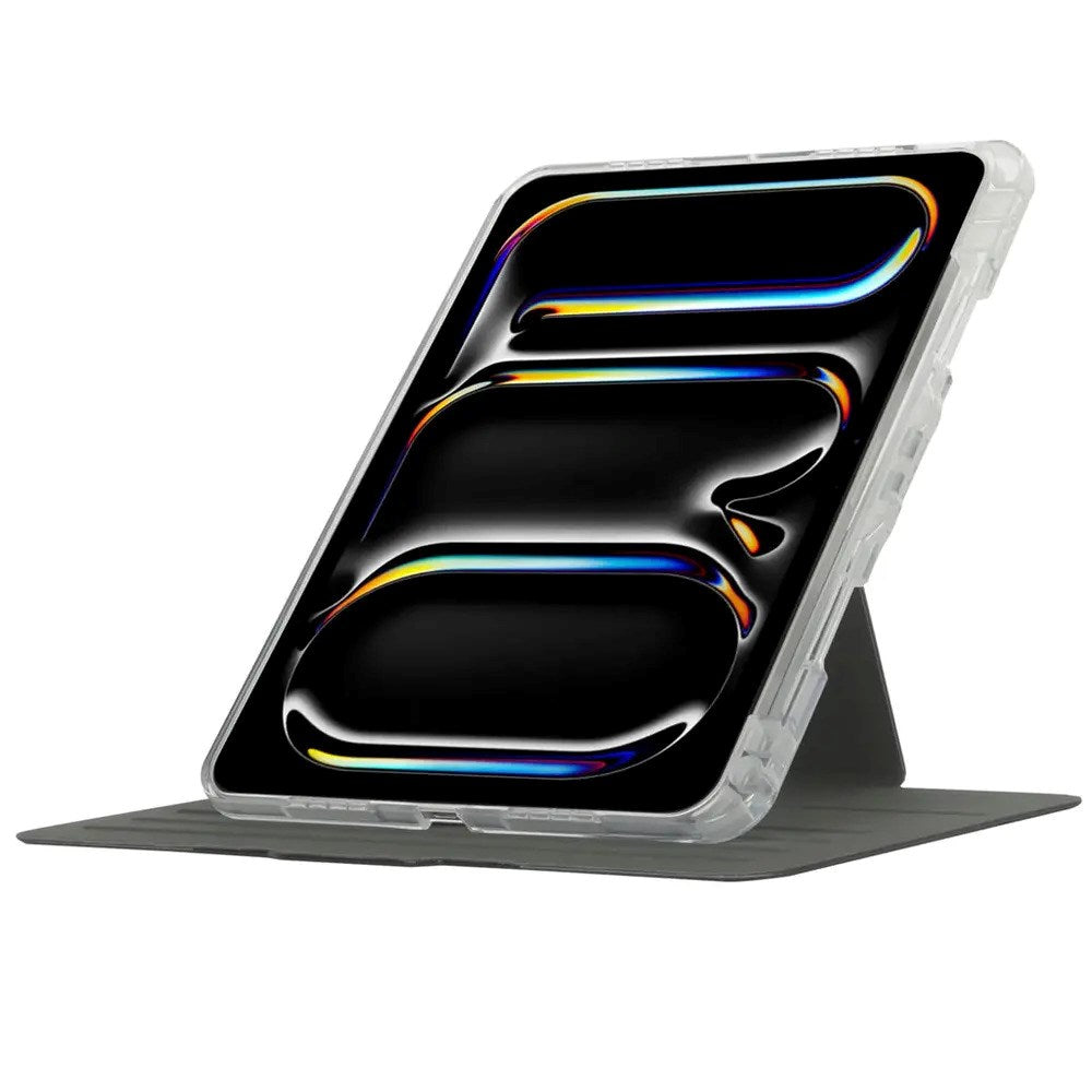 Targus VersaVu iPad Air 11" (2026 / 2025 / 2024) / iPad Air (2022 / 2020) / iPad Pro 11" (2022 / 2021 / 2020 / 2018) Flip Tablet Cover - Gennemsigtig / Grå