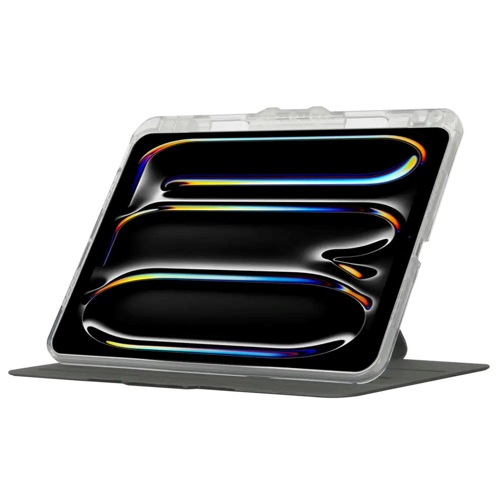 Targus VersaVu iPad Air 11" (2026 / 2025 / 2024) / iPad Air (2022 / 2020) / iPad Pro 11" (2022 / 2021 / 2020 / 2018) Flip Tablet Cover - Gennemsigtig / Grå