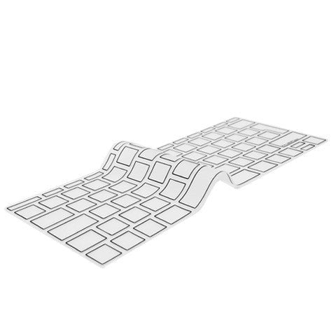 Philbert MacBook (A1534 / A1708) Keyboard Cover m. Dansk Tastatur - Transparent / Sort