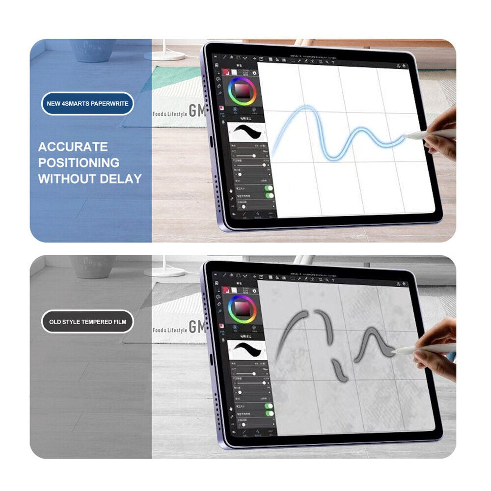 iPad 11" (2025) / 10.9" (2024/2022) 4smarts Paperwrite Skærmbeskyttelse - Gennemsigtig