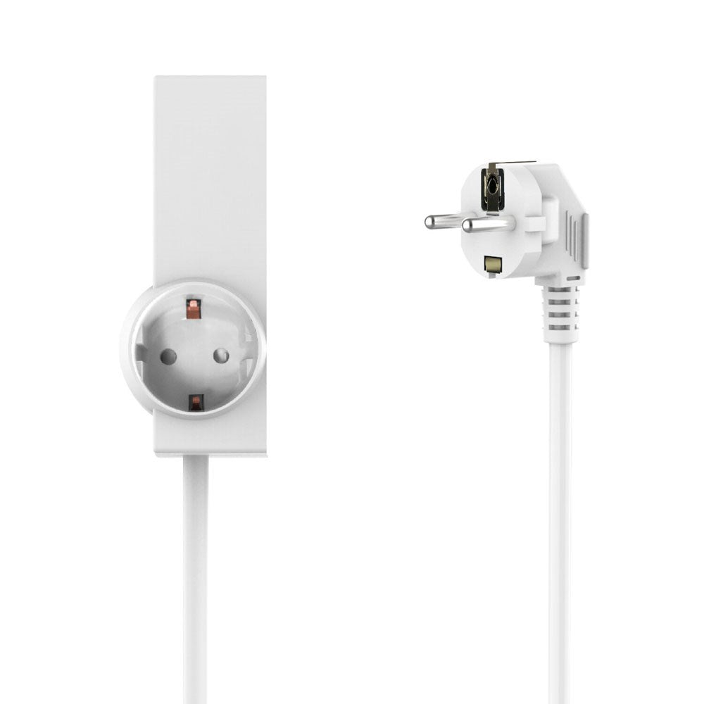 4smarts 6-i-1 Stømskinne m. 2x AC / 2x USB-C / 2x USB-A - 65W - Hvid