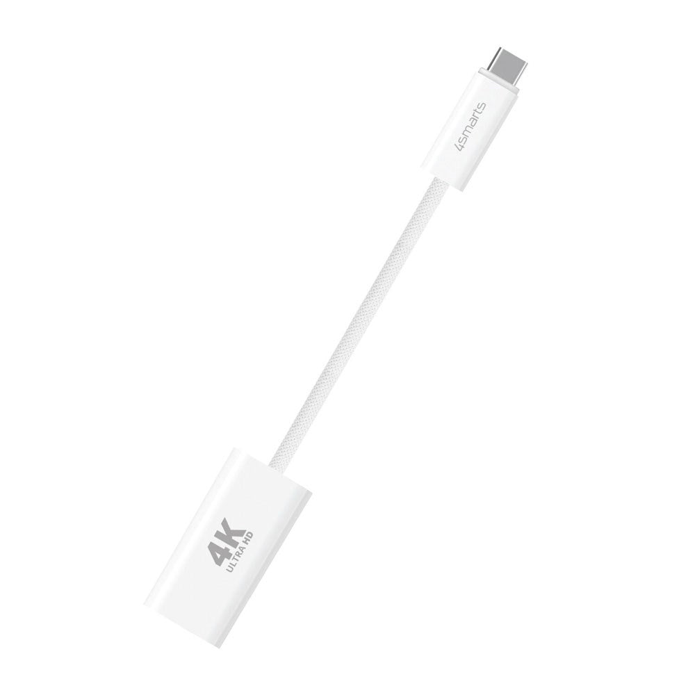 4smarts 1.5m USB-C til HDMI Adapter - Hvid