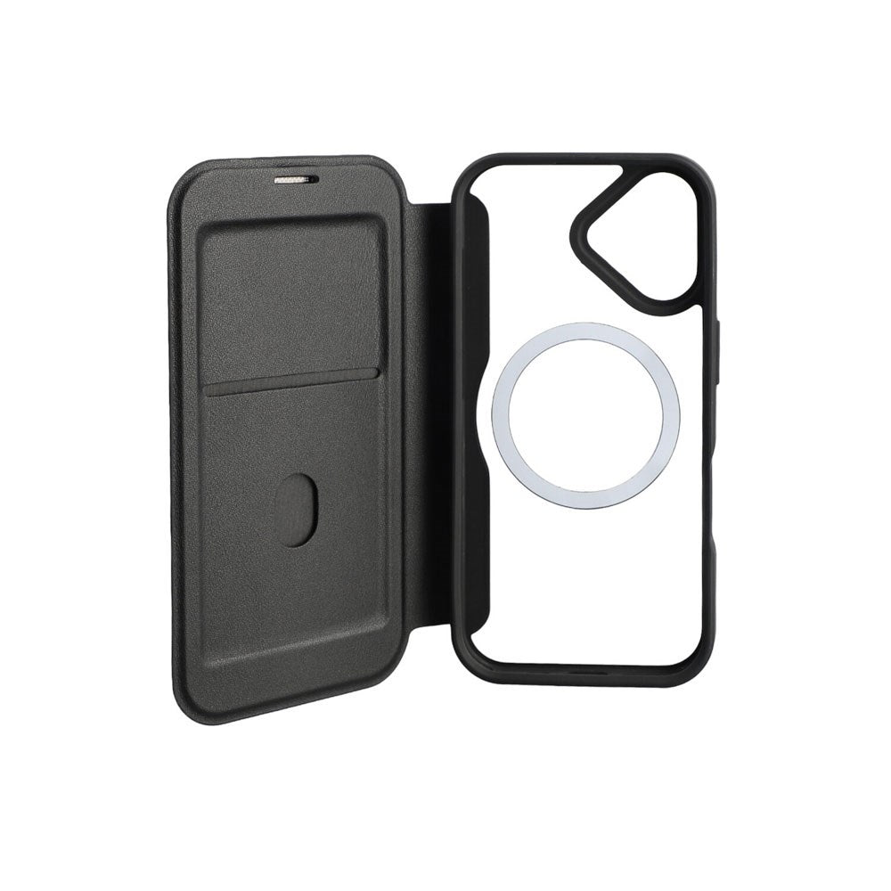 4smarts iPhone 17 Urban Pro Cover - MagSafe Kompatibel - Gennemsigtig / Sort