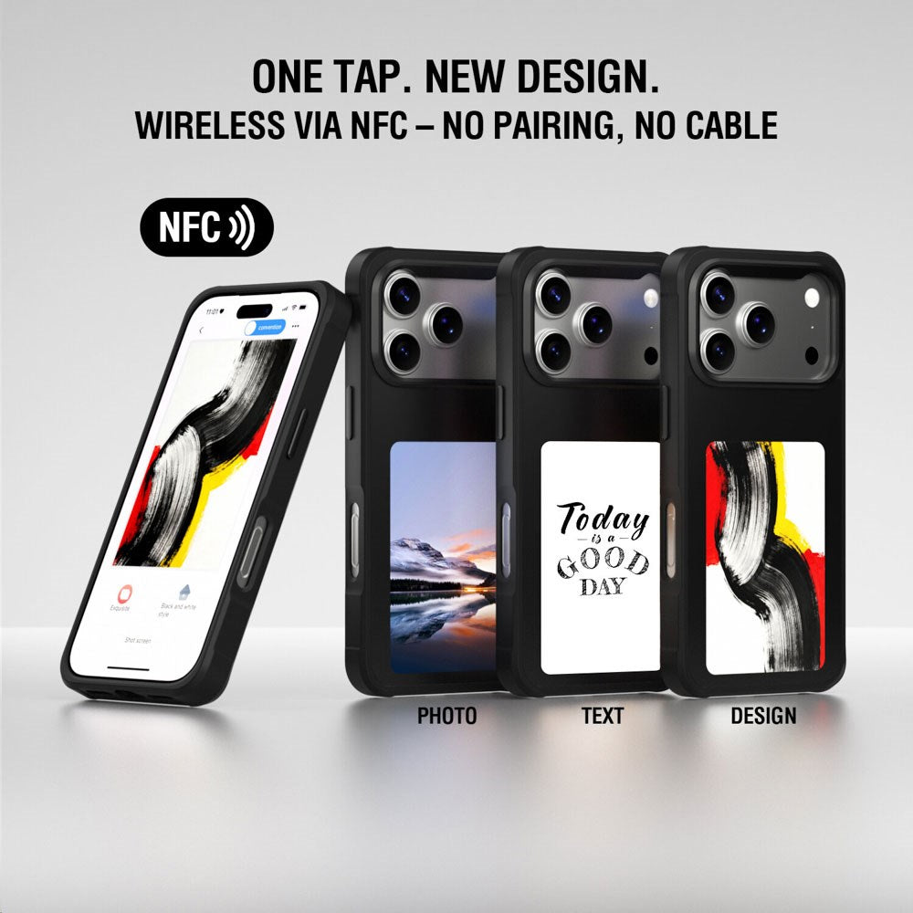 iPhone 17 Pro 4smarts E-Ink Bagside Cover - MagSafe Kompatibel - Sort