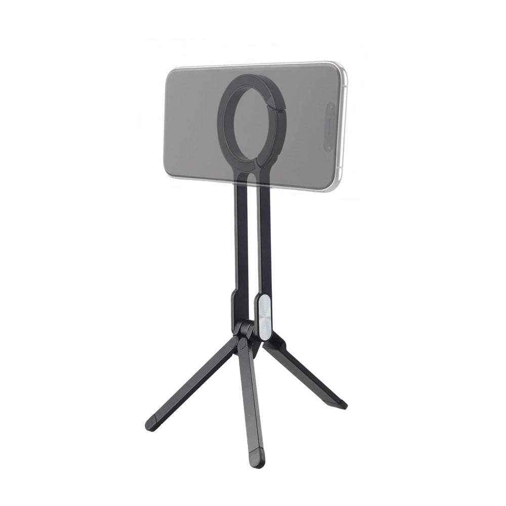 4smarts Foldbar Tripod til Telefon - MagSafe Kompatibel - Sort