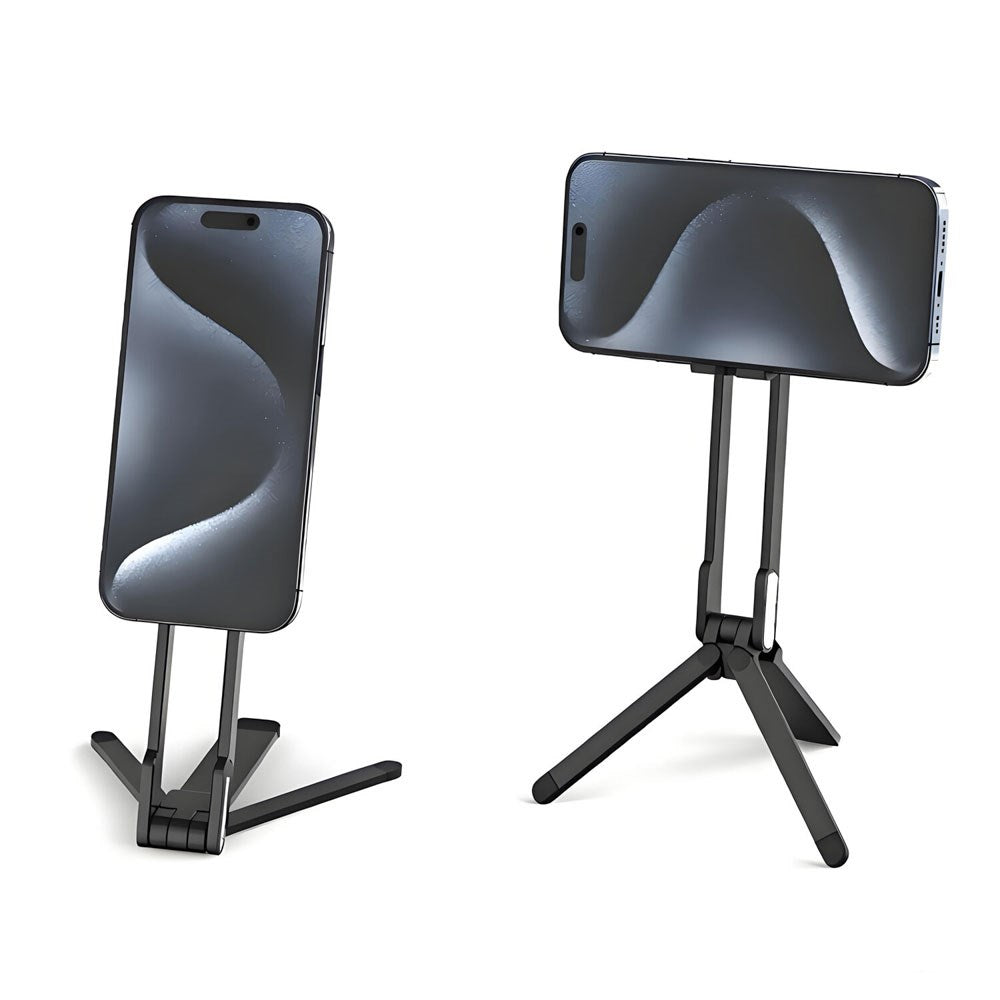 4smarts Foldbar Tripod til Telefon - MagSafe Kompatibel - Sort