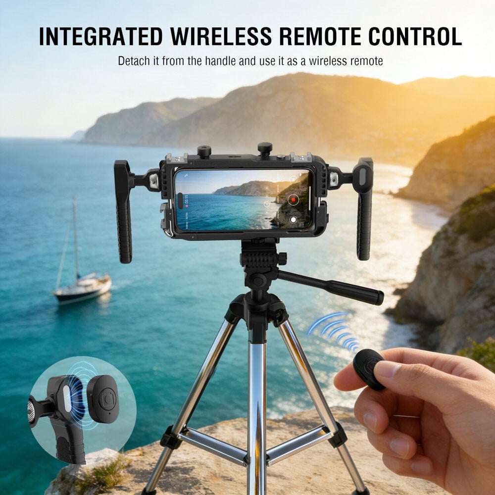 4smarts Universal Mobil Rig inkl. Bluetooth Fjernudløser - Sort