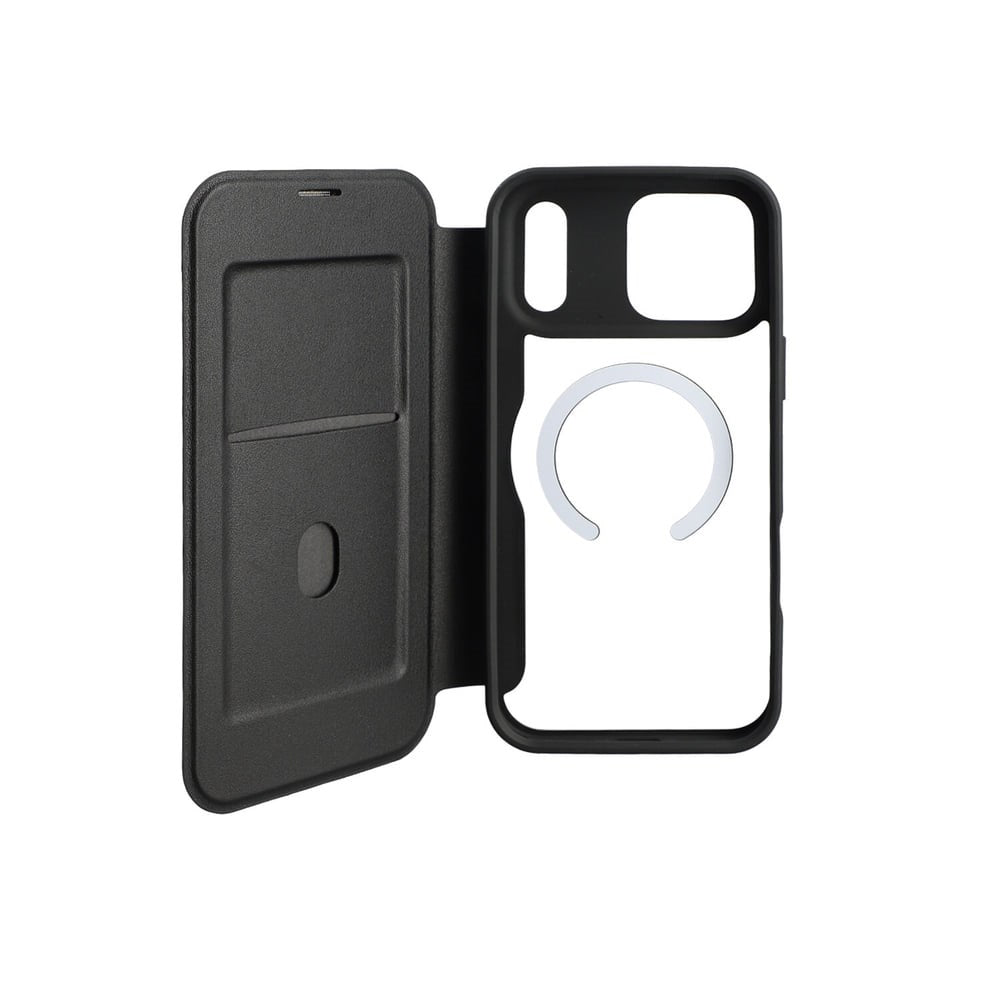 4smarts iPhone 18 Pro Max / 17 Pro Max Urban Pro Cover - MagSafe Kompatibel - Gennemsigtig / Sort