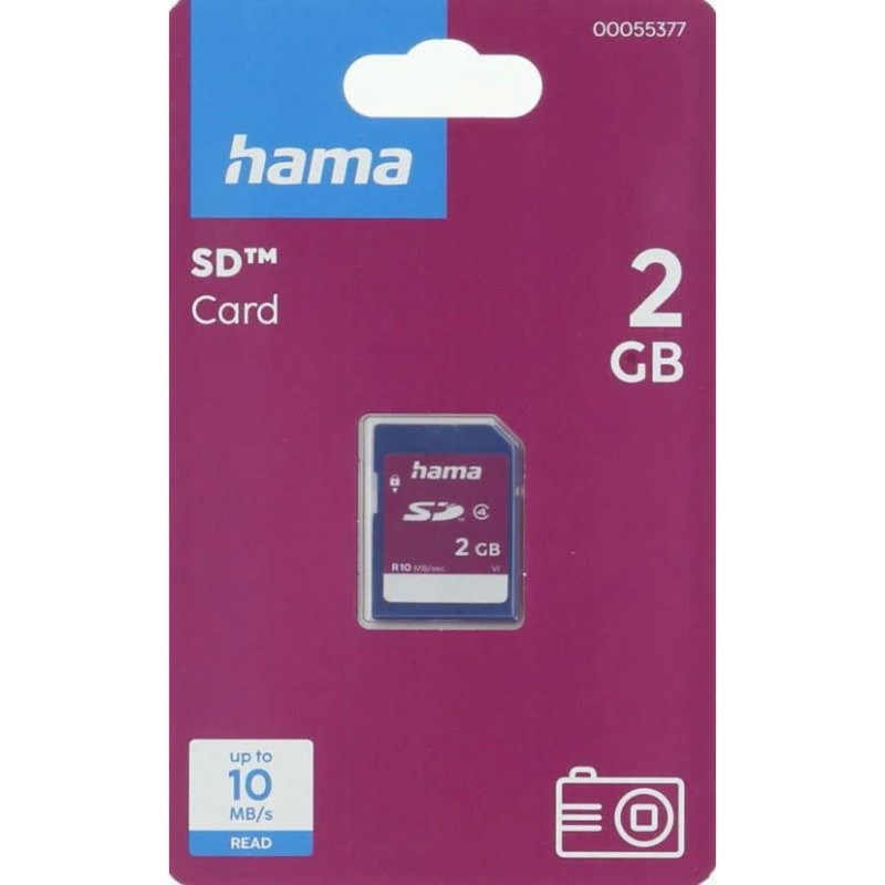 HAMA Hukommelseskort - SD - 10MB/s - 2GB