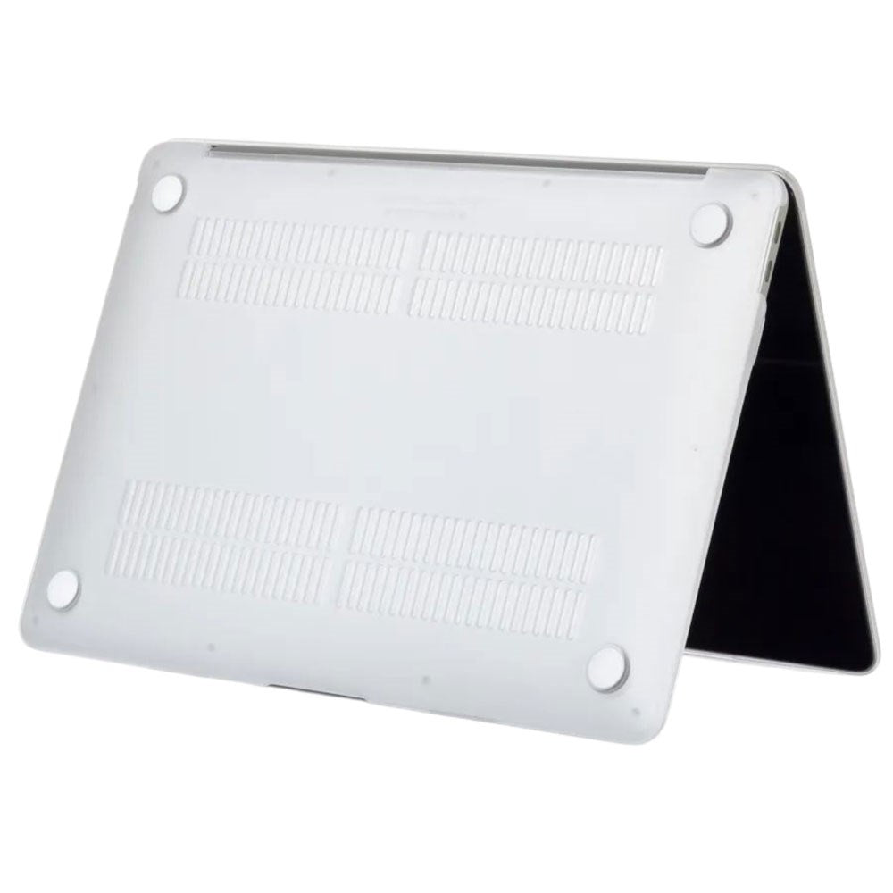 MacBook Air 13 M5/M4/M3/M2 (2026-2022) eSTUFF Hardshell Plastik Cover - Mat Gennemsigtig