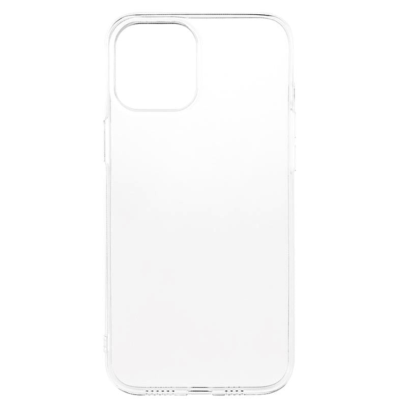 iPhone 12 Pro Max Fleksibelt TPU Bagside cover - Gennemsigtig